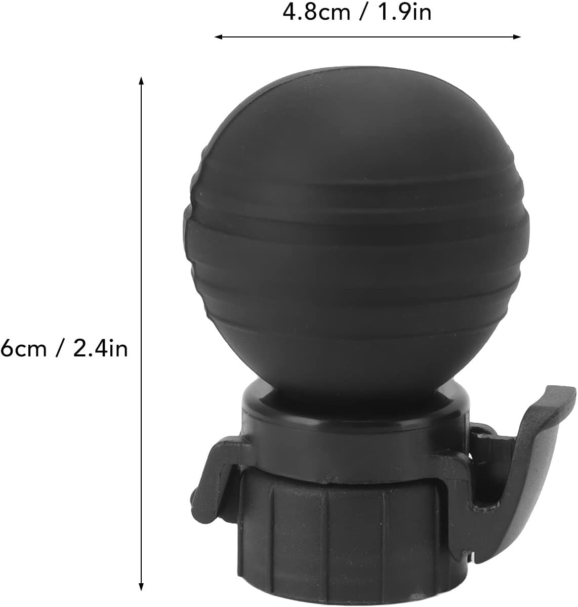 Reusable Silicone Soda Bottle Lid - Leak Proof Air Pump Stopper for Beer, Energy Drinks, Seltzer - Black Silicone Can Lid