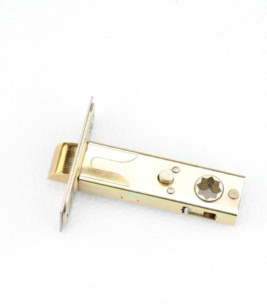 Reversible Door Knob Latch Lock with Privacy Pin and Brass Mounting Hardware by Renovators Supply Manufacturing