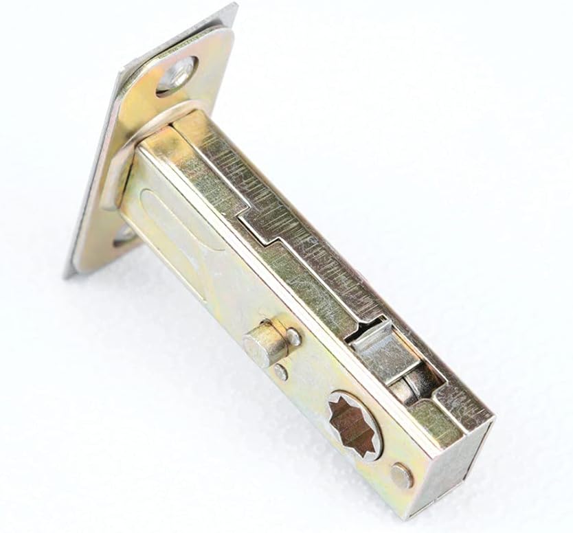 Reversible Door Knob Latch Lock with Privacy Pin and Brass Mounting Hardware by Renovators Supply Manufacturing