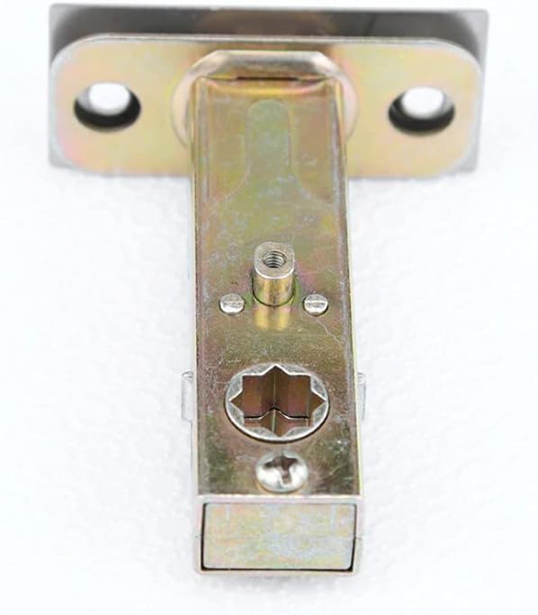 Reversible Door Knob Latch Lock with Privacy Pin and Brass Mounting Hardware by Renovators Supply Manufacturing