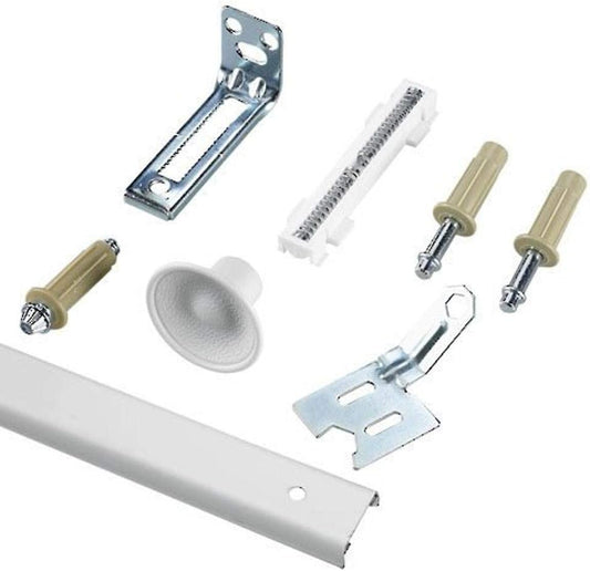 Richelieu Hardware 14027WBC Bi-Fold Door Hardware Kit 60" Track White - Onward Brand