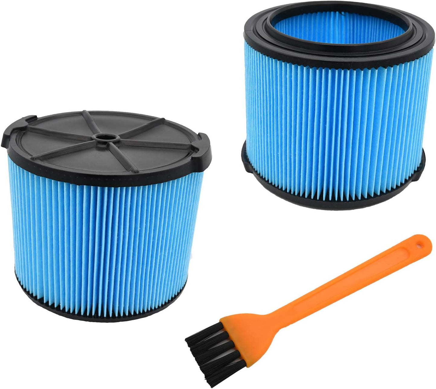 Ridgid Shop Vac Filter VF3500 Replacement 2 Pack - 3-Layer Wet/Dry Vacuum Dust Filter WD4070, WD3050, WD4080, WD4522