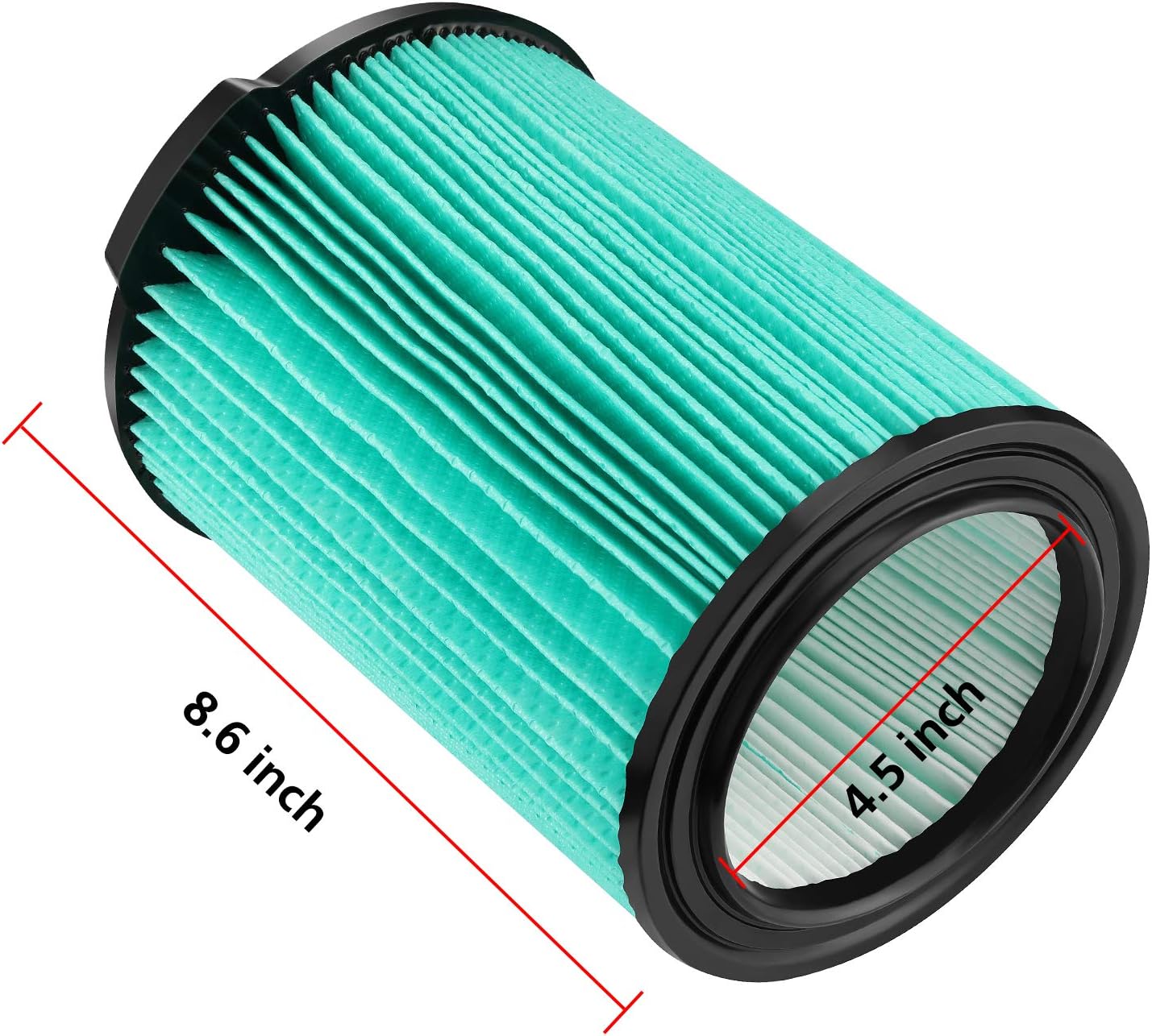 Ridgid VF6000 Replacement Filter - Cabiclean VF6000 HEPA 5-Layer Filter for 5-20 Gallon Vacuums