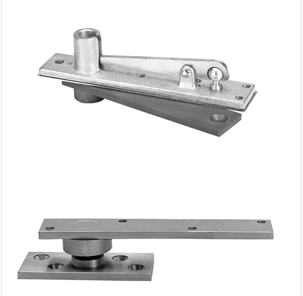 Rixson ASSA ABLOY Model 370 Center Hung Pivot Hinges for Interior or Exterior Doors - Satin Chrome (626), Fits Doors up to 3' 8"x 8' 6" & 500 lbs.