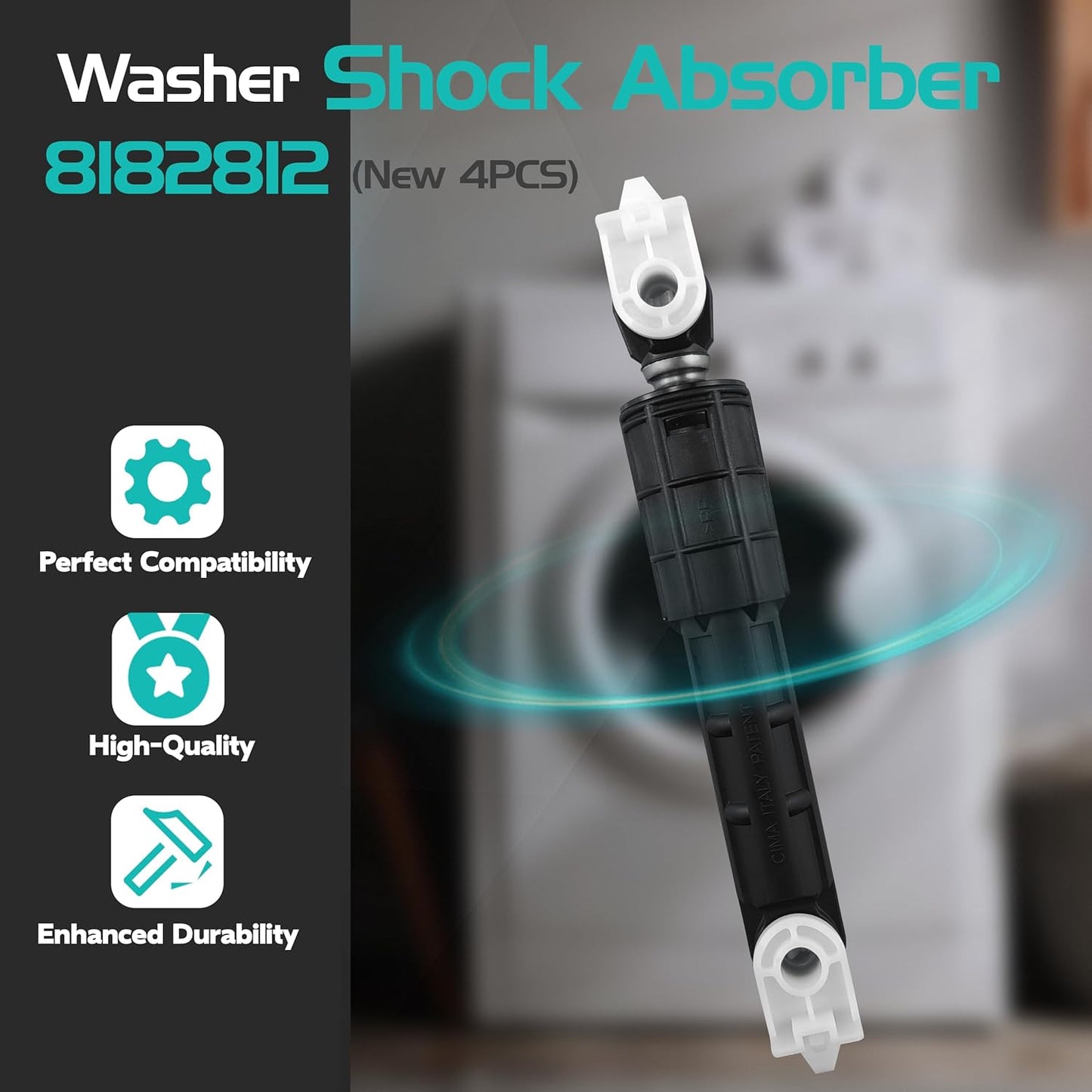 Rogierra Front Load Washer Shock Absorber Replacement - Part 8182812