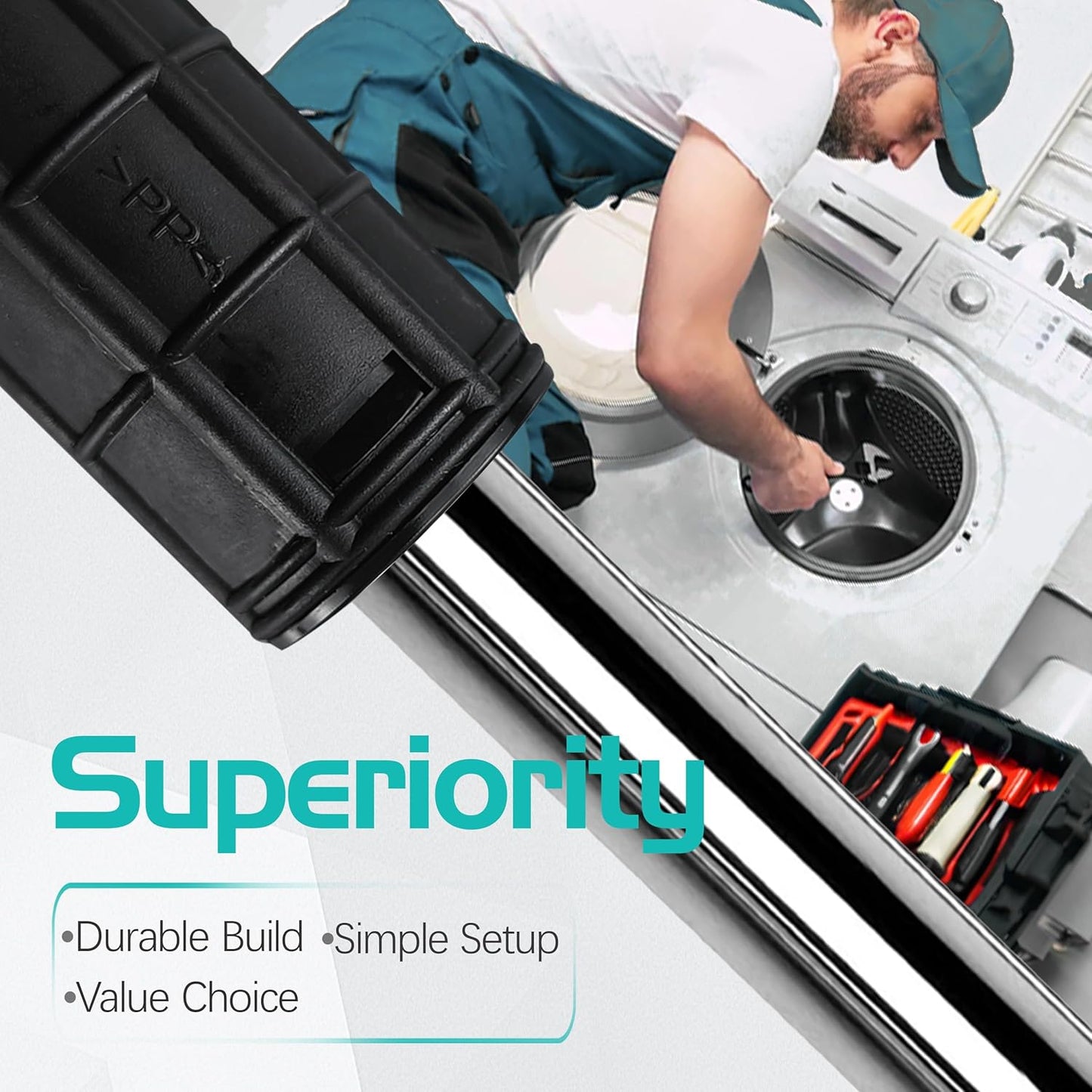 Rogierra Front Load Washer Shock Absorber Replacement - Part 8182812