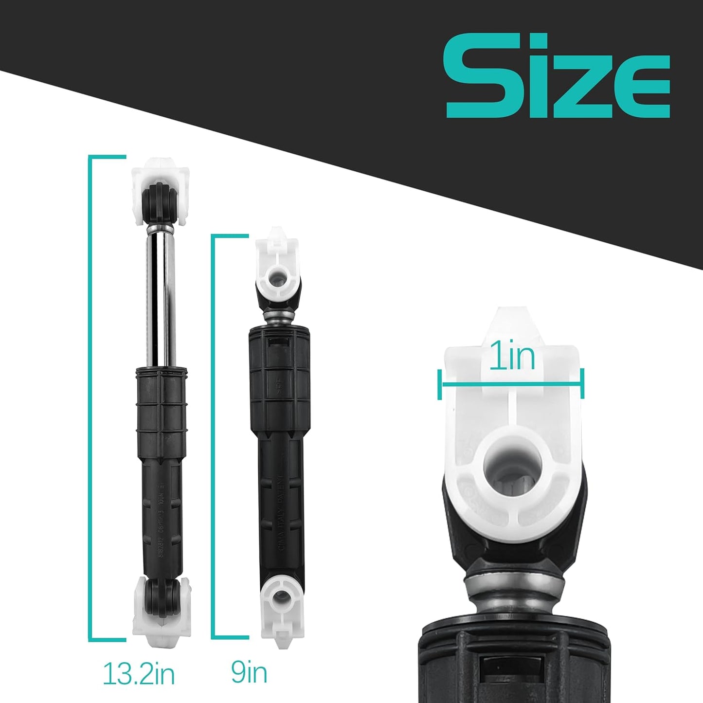 Rogierra Front Load Washer Shock Absorber Replacement - Part 8182812