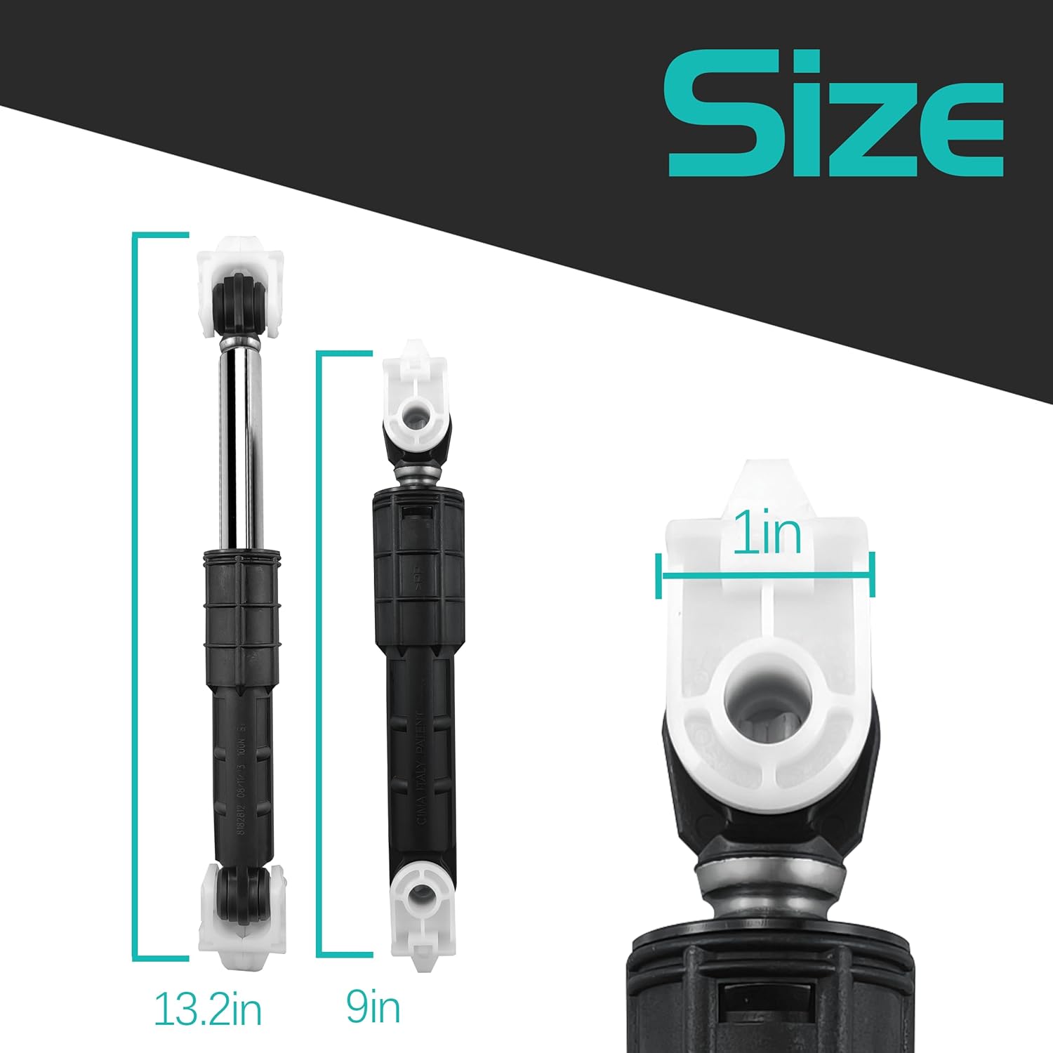 Rogierra Front Load Washer Shock Absorber Replacement - Part 8182812