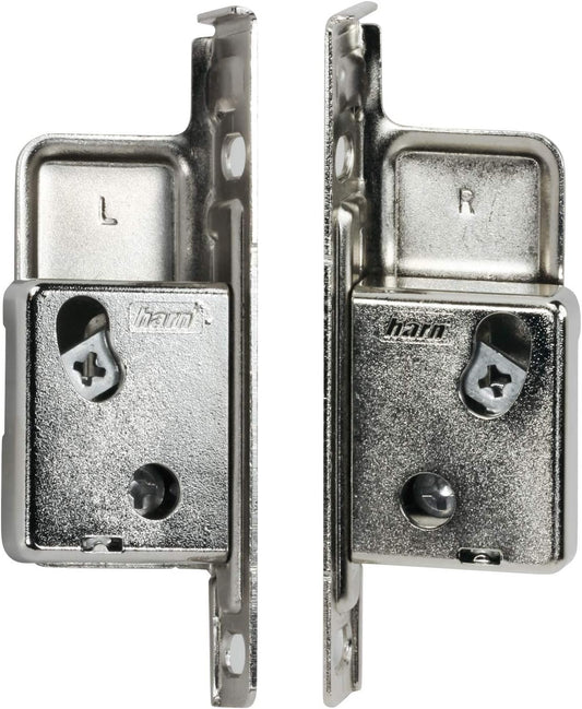 Rok Hardware Heavy Duty Drawer Box Slide Runner Front Fixing Bracket - Left/Right Pair - WildKart