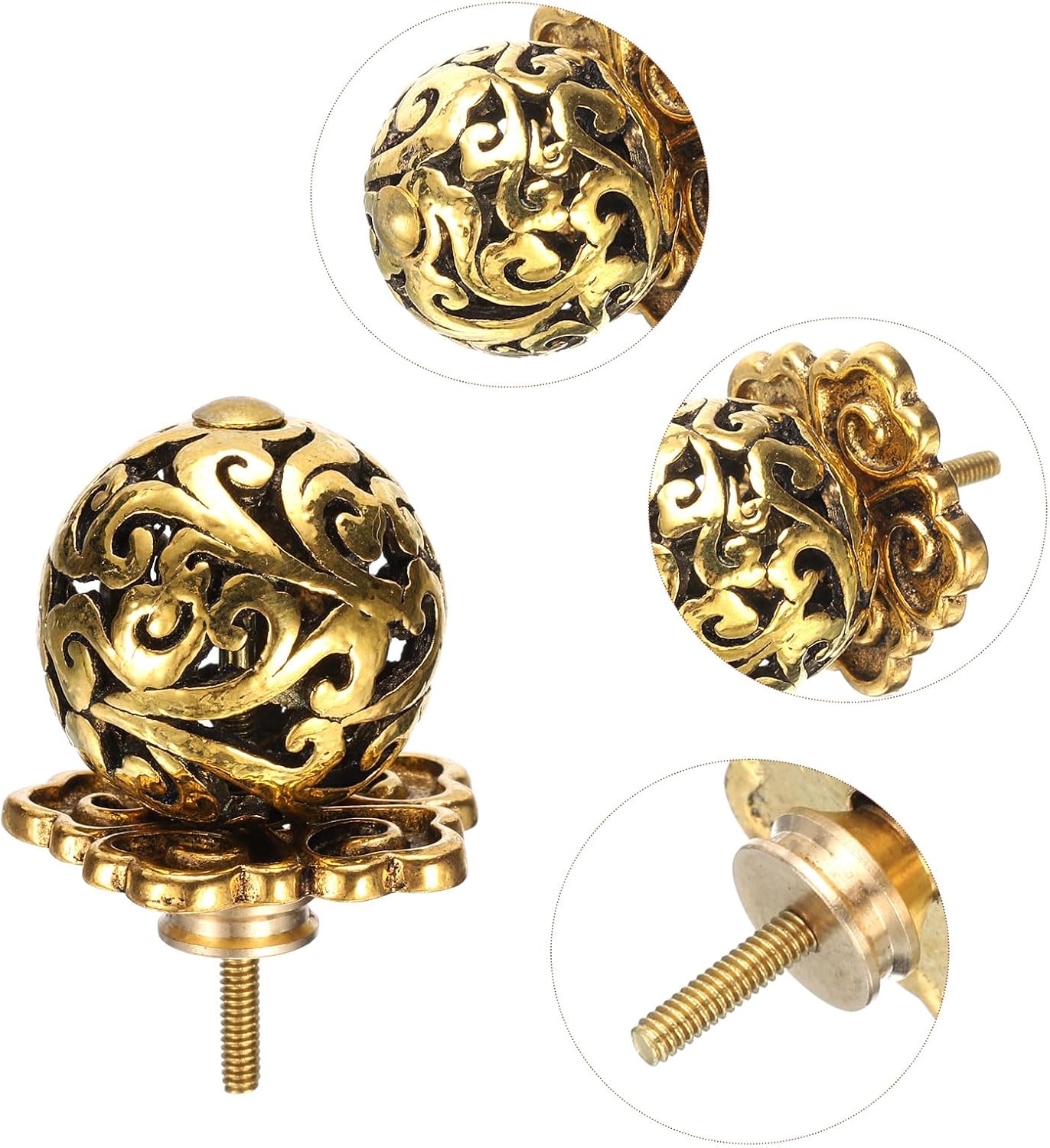 Rose Gold Teapot Button Lid Knobs - Replacement for Teakettle Ceramic Pot Cover Handle