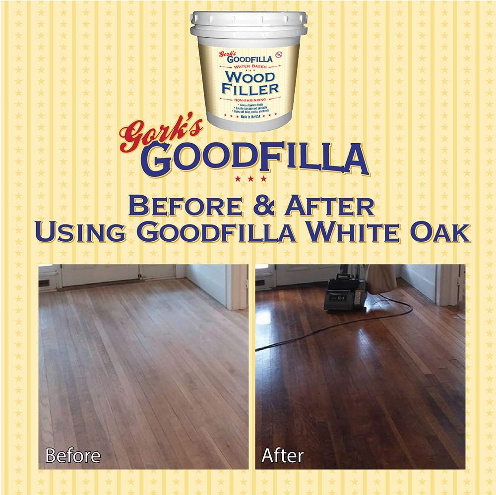 Rosewood Water-Based Wood & Grain Filler - 8 oz by Goodfilla | All-in-One Repair & Finish Solution | Paintable, Stainable, Sandable & Fast Drying | Replace Every Filler & Putty