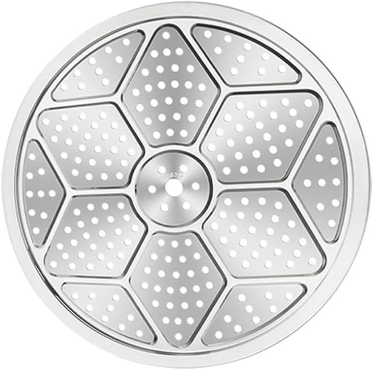 Round 304 Stainless Steel Steamer Rack Tray for Kitchen Cooking, Baking, Toast Bread - 37cm