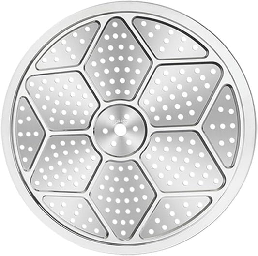 Round 304 Stainless Steel Steamer Rack Tray for Kitchen Cooking, Baking, Toast Bread - 37cm