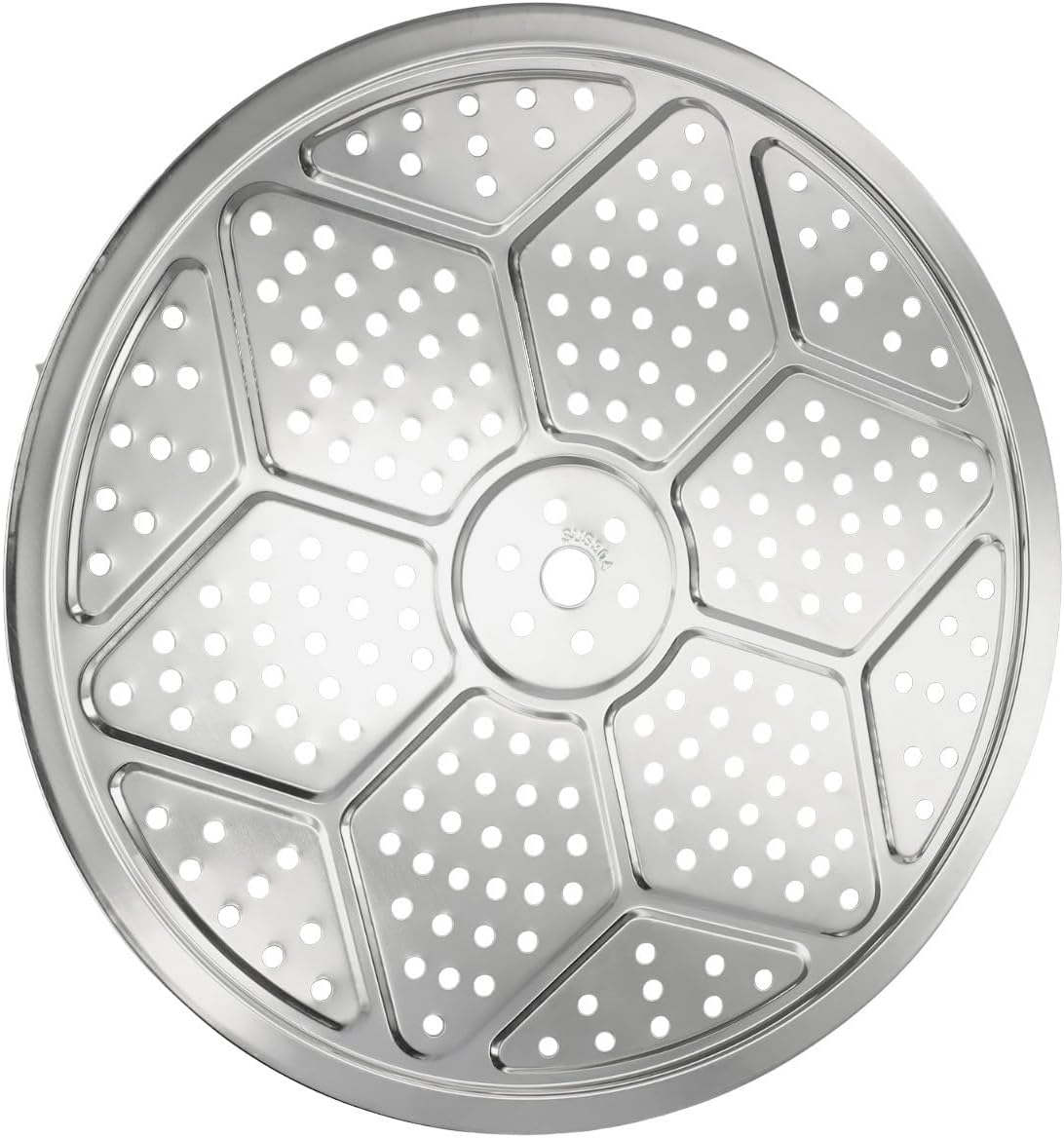 Round 304 Stainless Steel Steamer Rack Tray for Kitchen Cooking, Baking, Toast Bread - 37cm