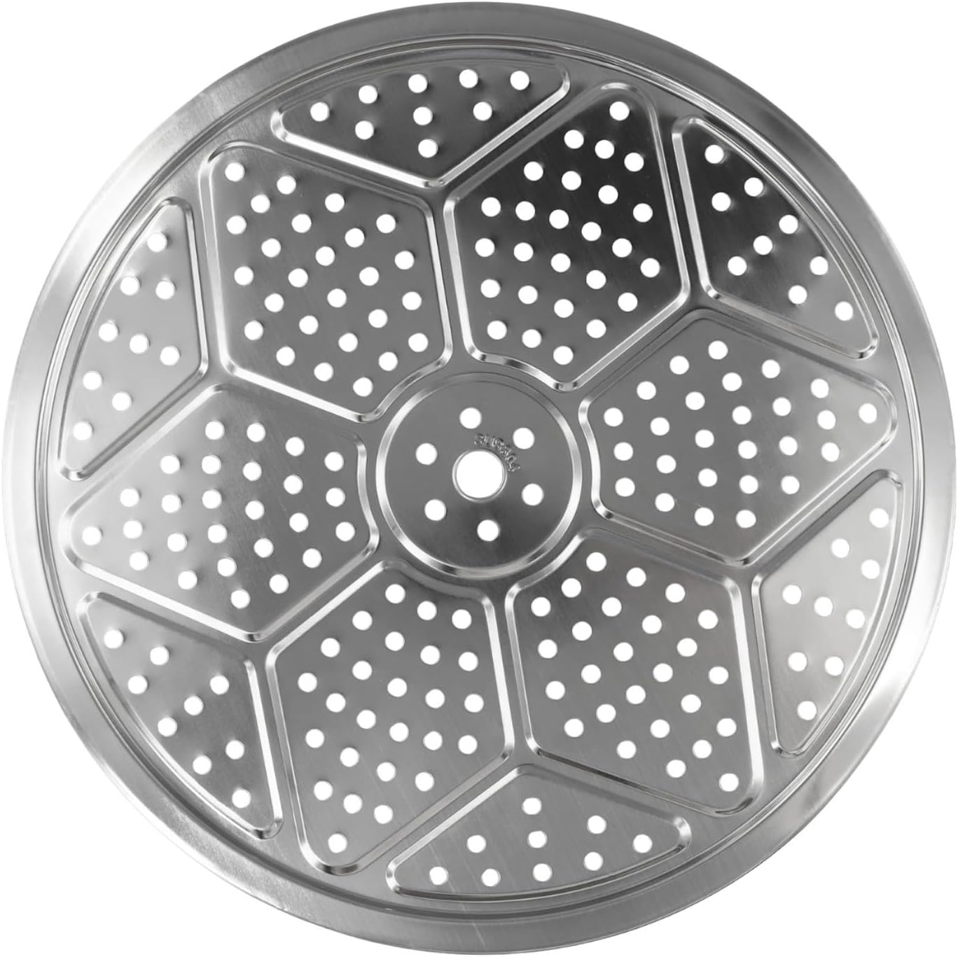 Round 304 Stainless Steel Steamer Rack Tray for Kitchen Cooking, Baking, Toast Bread - 37cm