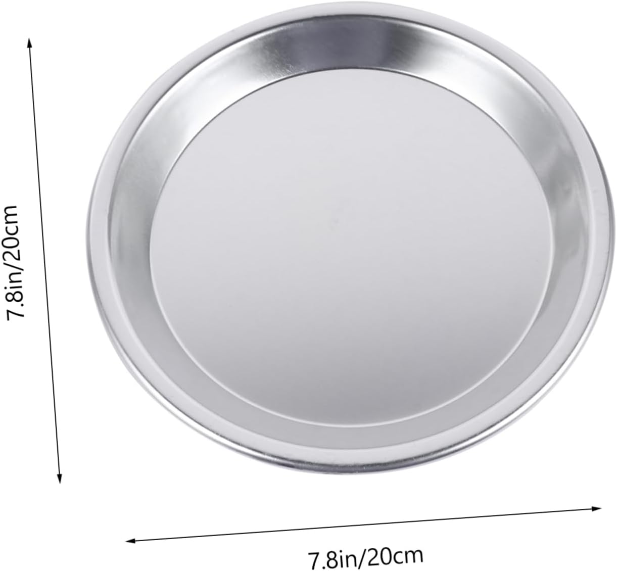 Round Aluminum Alloy Pizza Baking Pan Set for Home Oven - Includes Pizza Trays, Cake Pans, Casserole Dish, and Roaster Pan - Silver Color