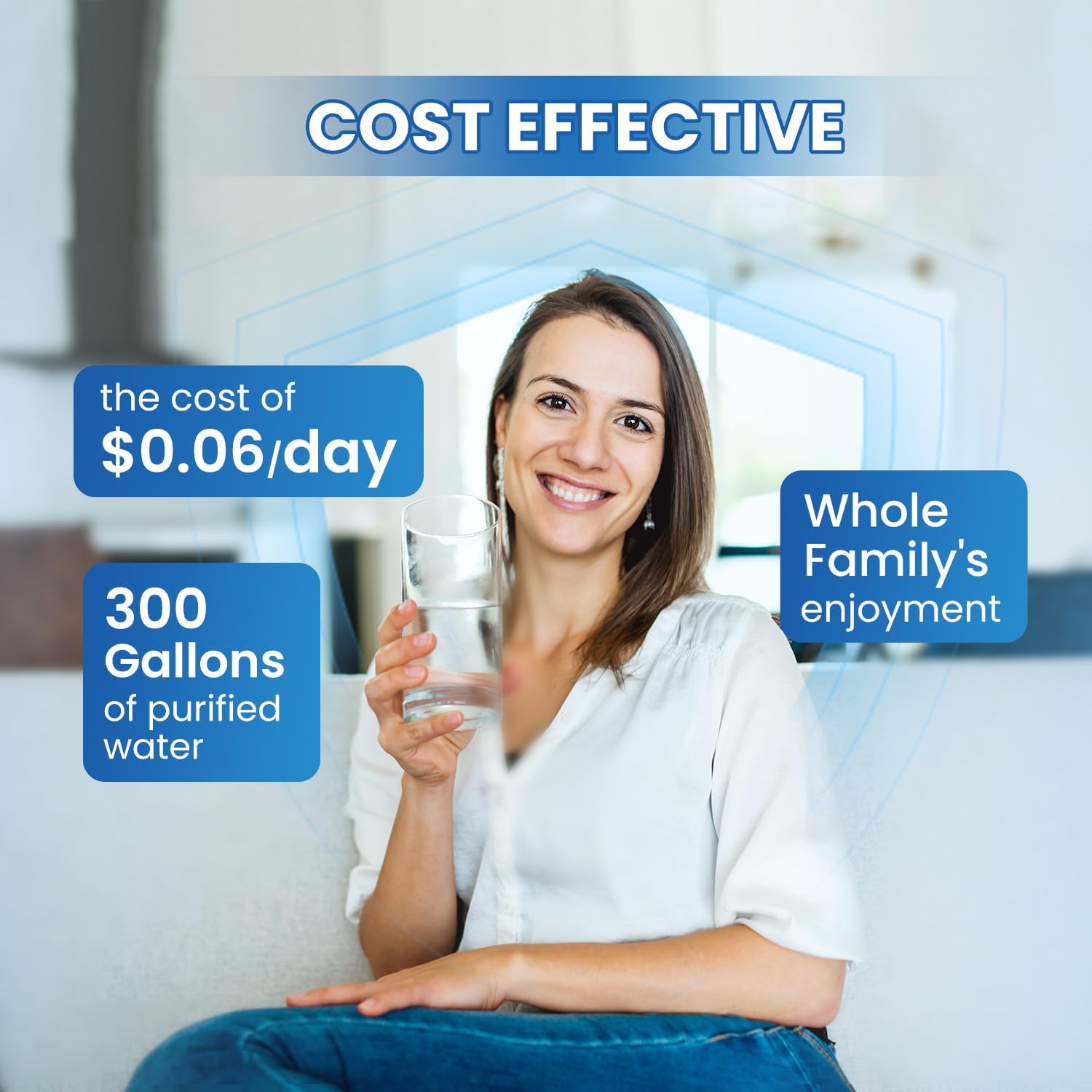 Samsung DA29-00020B Refrigerator Water Filter Replacement by GOLDEN ICEPURE - Compatible with HAF-CIN/EXP, RF263BEAESR, RF28HMEDBSR - 1PACK