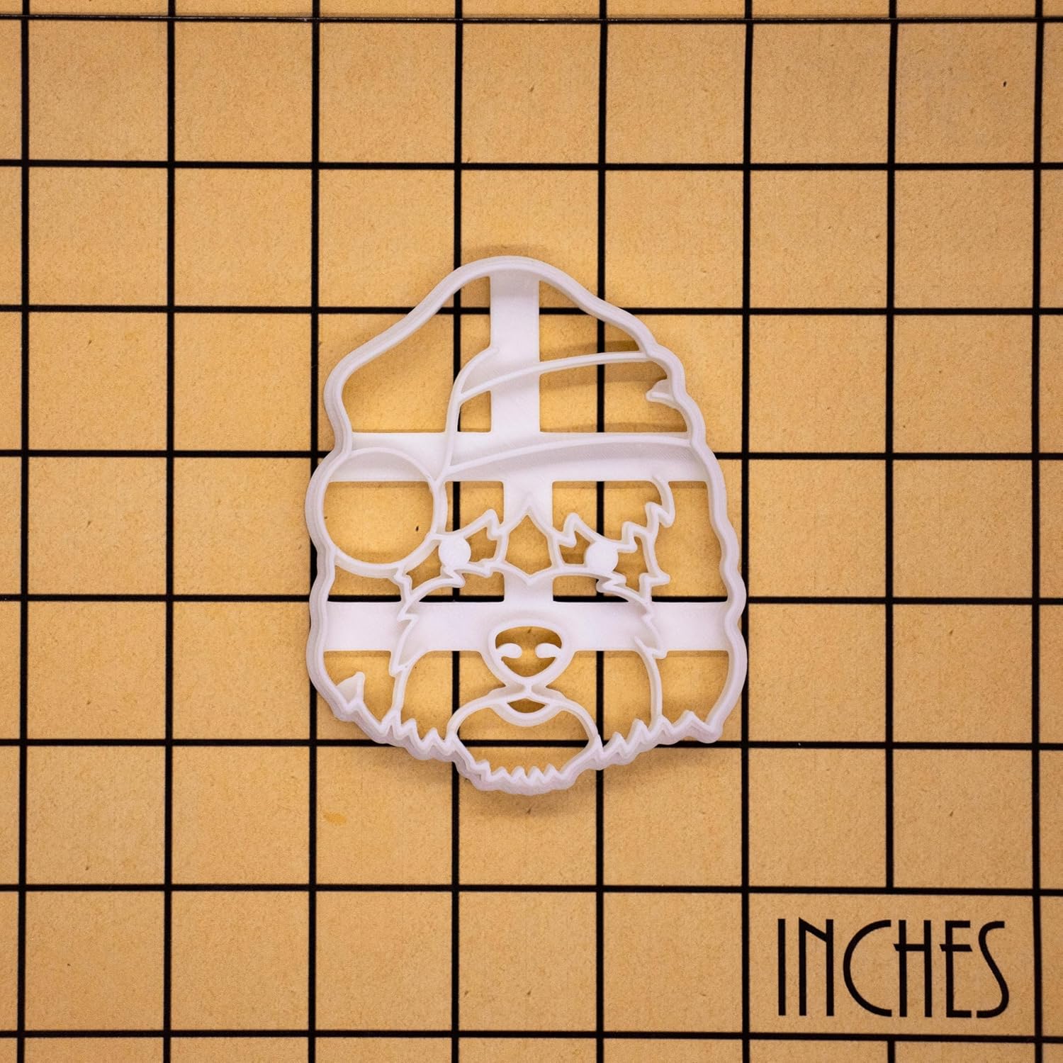 Santa Goldendoodle Cookie Cutter - Perfect for Baking Cute Christmas Dog Treats - Detailed Design for Cookies, Fondant, Dough, and Crafts