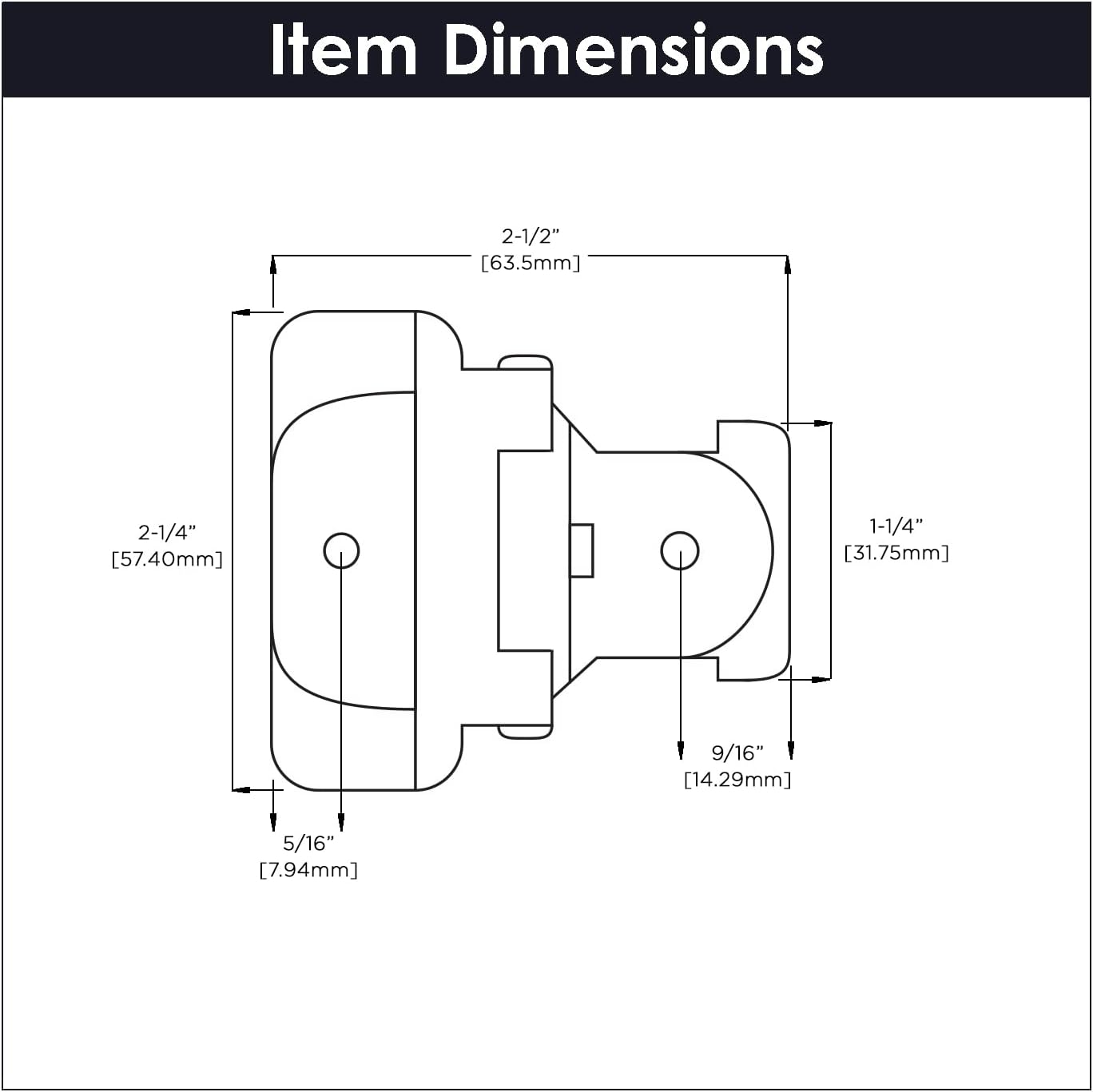 Satin Nickel Finish Double Demountable Hinge with 170° Opening - Easy Installation & Self-Closing Feature - 1/2 Inch Overlay - Cabinet Hardware - WildKart