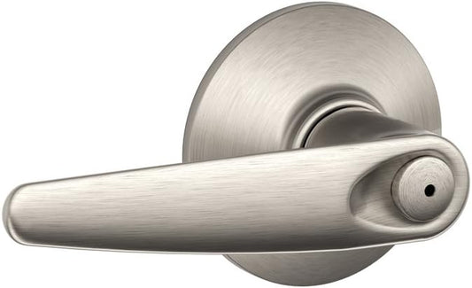 Satin Nickel Privacy Lever with Jazz Design by Schlage