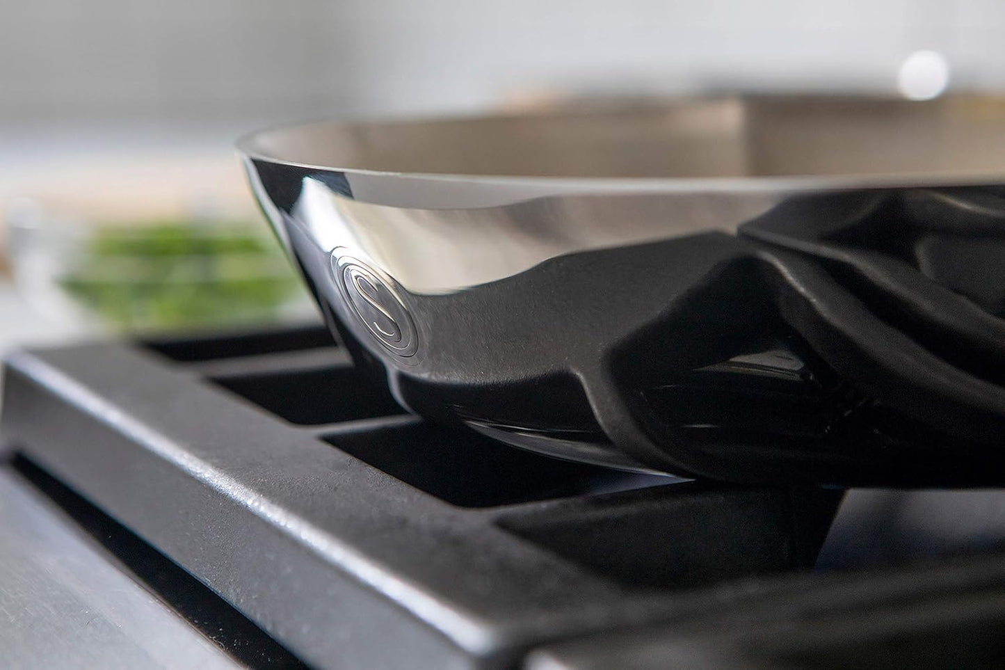 SAVEUR SELECTS Voyage Series Tri-ply Stainless Steel 3-Quart Sauteuse with Lid - Induction-ready & Dishwasher Safe