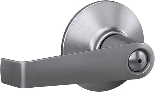Schlage Commercial Series Elan Door Lever, Bed & Bath Privacy Lock in Satin Chrome