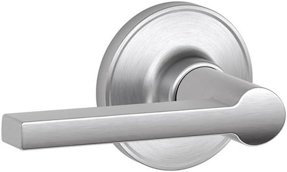 Schlage Dexter J10SOL626 Solstice Hall and Closet Lever in Satin Chrome - Easy Access Door Handle