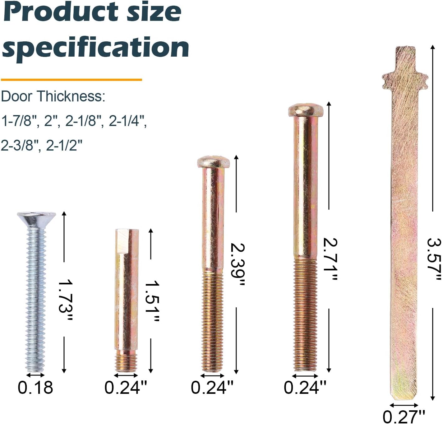 Schlage Electronic Keypad Lock Thick Door Kit Replacement Parts BE365