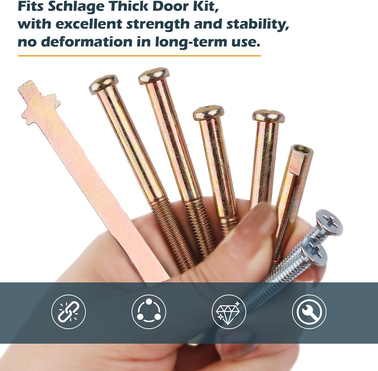 Schlage Electronic Keypad Lock Thick Door Kit Replacement Parts BE365