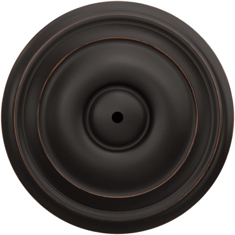 Schlage F40 V GEO 716 Georgian Bed & Bath Privacy Door Knob Lock in Aged Bronze