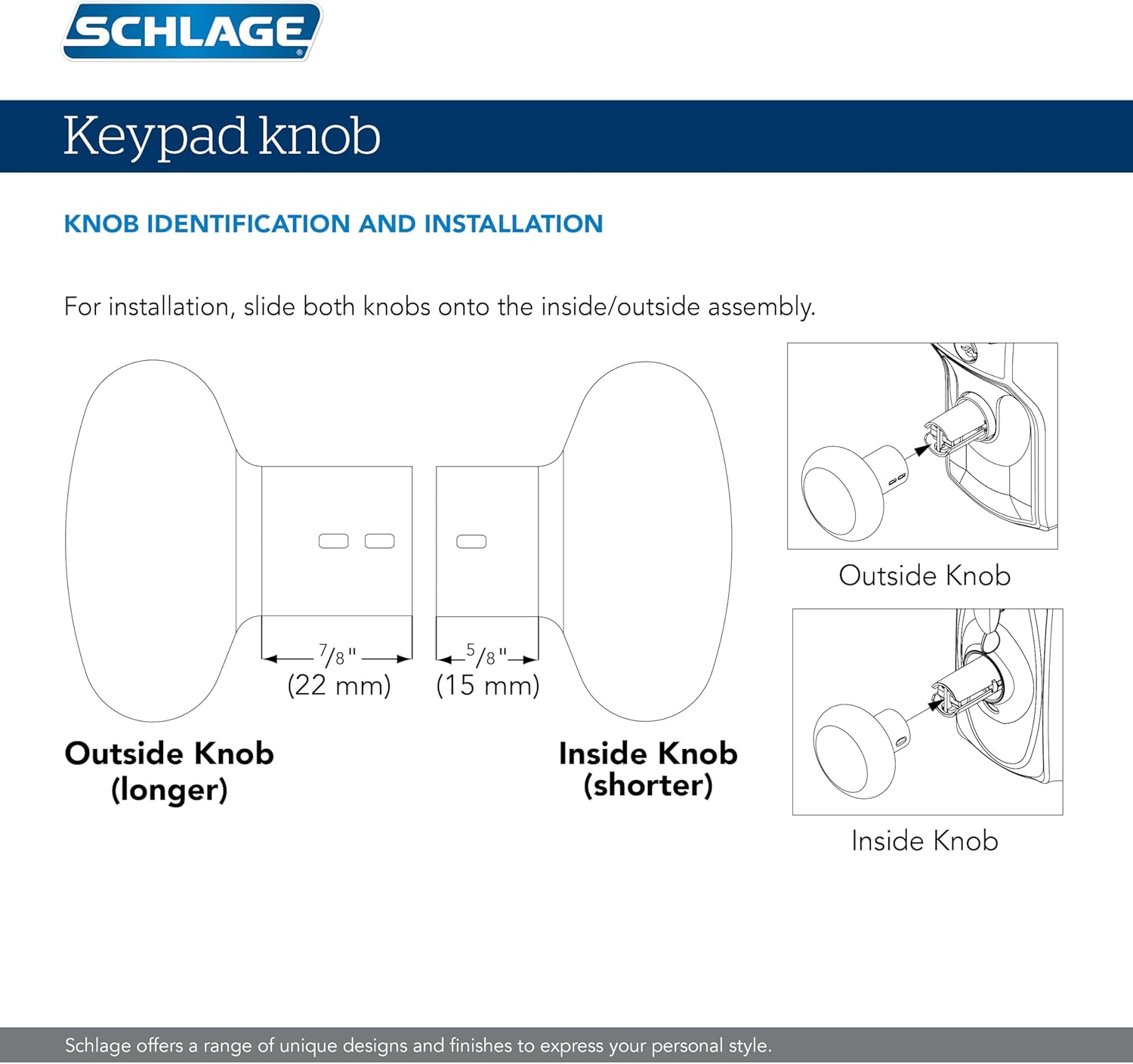Schlage FE595 Camelot Keypad Entry Door Lock with Flex-Lock, Accent Levers - Brushed Chrome - WildKart