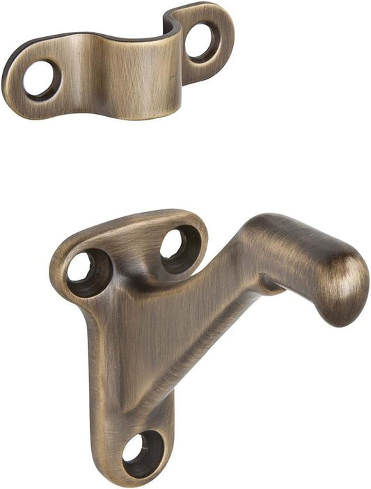 Schlage Ives 059A5 Handrail Bracket, 2-1/4" L X 1-3/8" W, Aluminum/Antique Brass