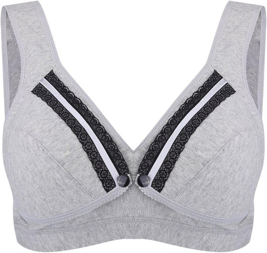 Seamless Cotton Nursing Bra for Maternity and Breastfeeding - Comfortable Sleepwear for Pregnant Women