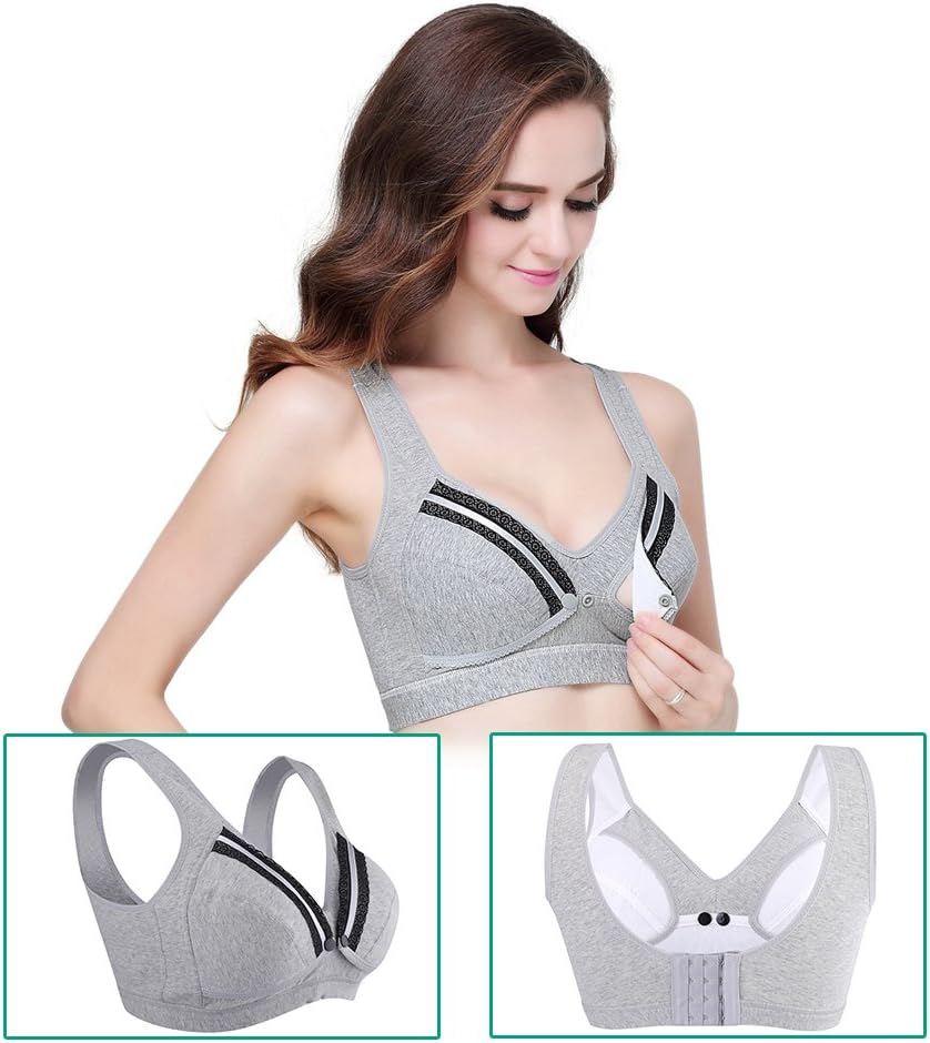 Seamless Cotton Nursing Bra for Maternity and Breastfeeding - Comfortable Sleepwear for Pregnant Women