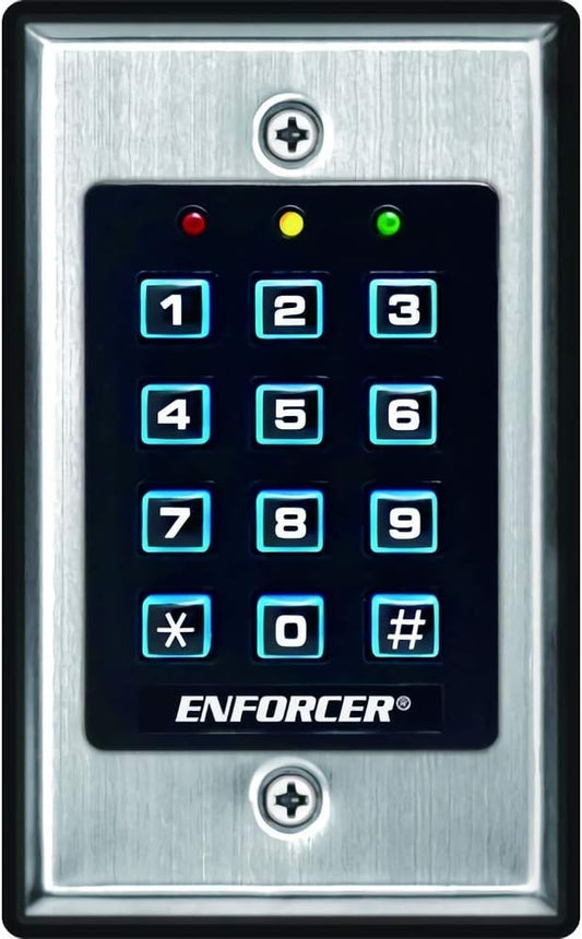 Seco-Larm SK-1011-SDQ ENFORCER Access Control Keypad with 1,000 User Code Capacity and Long Activation Time