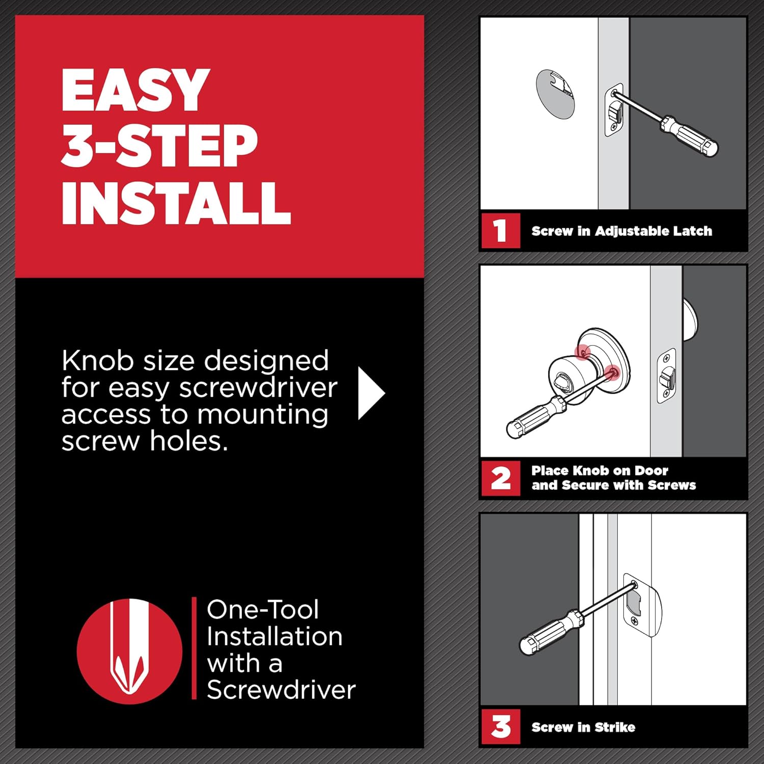 Secure your front entrance and bedroom with the Kwikset Juno Entry Door Knob in Venetian Bronze, featuring a pick-resistant SmartKey rekey system and Microban technology.