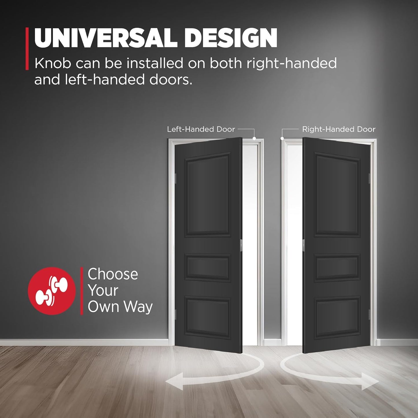 Secure your front entrance and bedroom with the Kwikset Juno Entry Door Knob in Venetian Bronze, featuring a pick-resistant SmartKey rekey system and Microban technology.