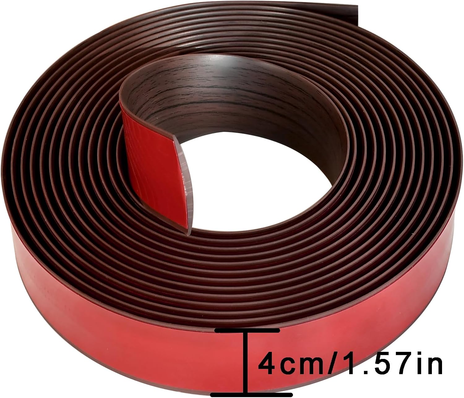 Self-Adhesive Floor Transition Strip for Vinyl, Laminate, and Gap Covering