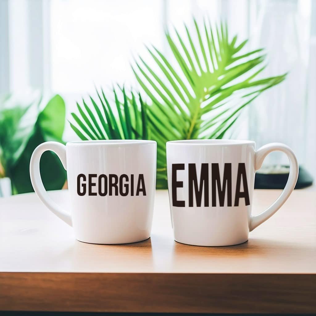 Self Adhesive Letter Stickers Set - 10 Sheets of 2 Inch+1 Inch Vinyl Capital Alphabet Letters for Crafts, Signs, Windows, Cars