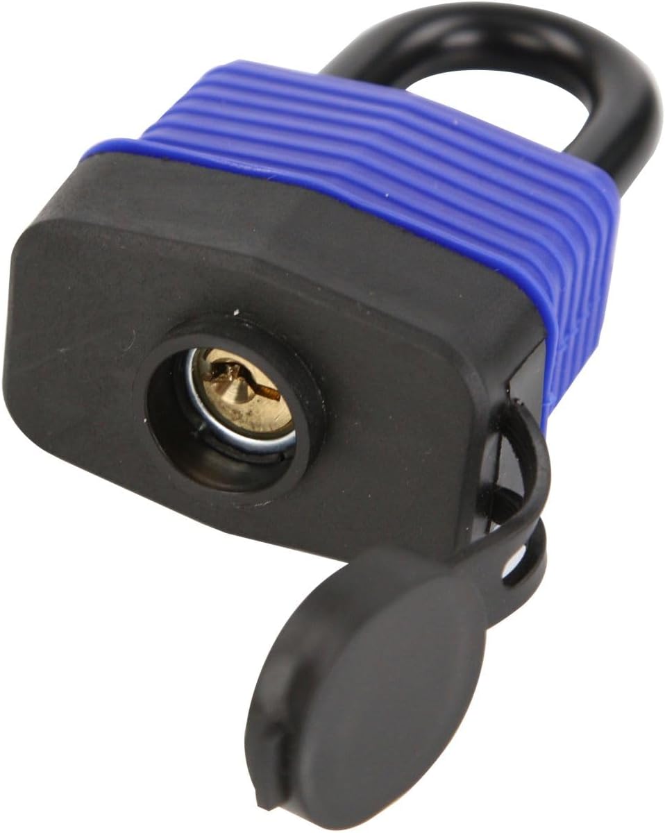 SEPOX® Portable Steel Lock Box Safe with 3 Weather-Proof Keyed-Alike Padlocks