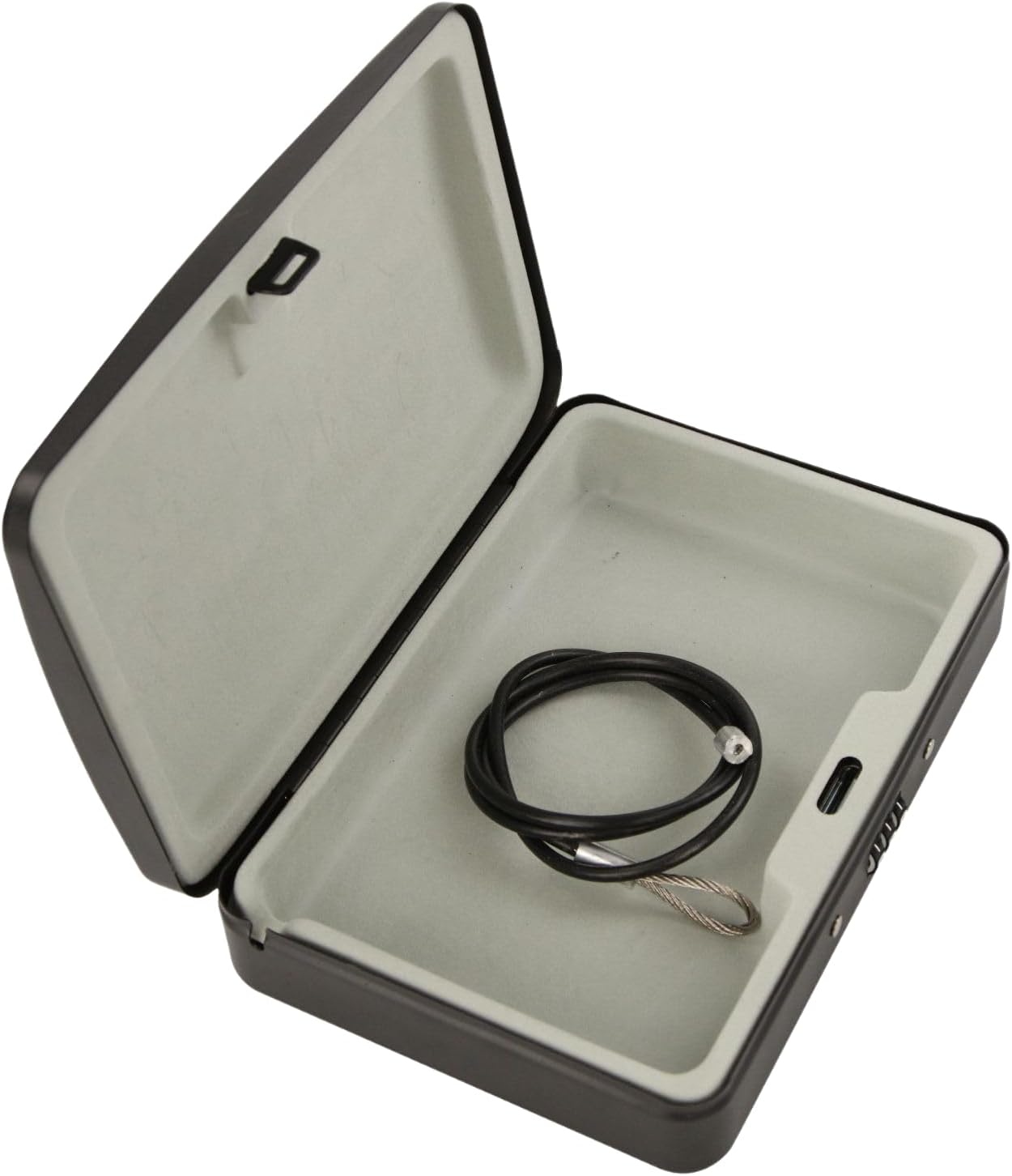 SEPOX® Portable Steel Lock Box Safe with 3 Weather-Proof Keyed-Alike Padlocks