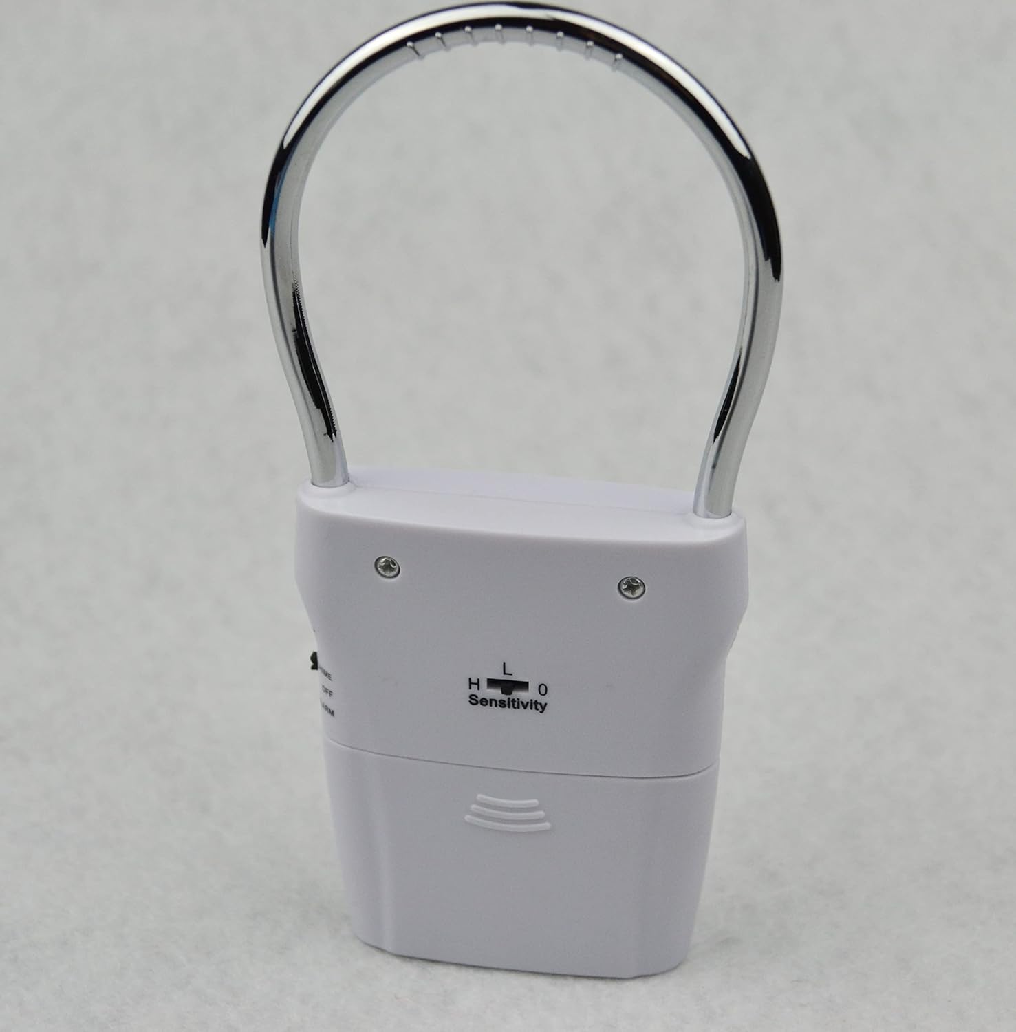 Set of 2 115dB Vibration Alarm Door Knob/Handle Alarms for Home, Hotel, Apartment Security