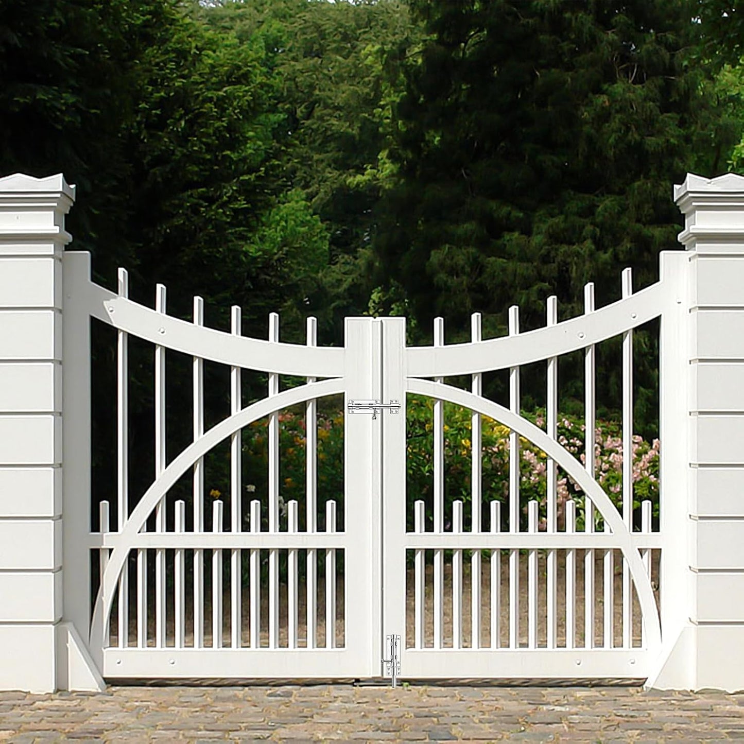 Set of 2 6.3inch Heavy Duty Sliding Bolt Gate Latches with Padlock Hole - 304 Stainless Steel Solid Locks for Yard, Trailer, Fence, Shed, Garages