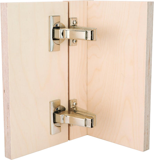 Set of 2 Blum Clip Top 110 Degree Face Frame Inset Hinges with BLUMOTION for Smooth Closing