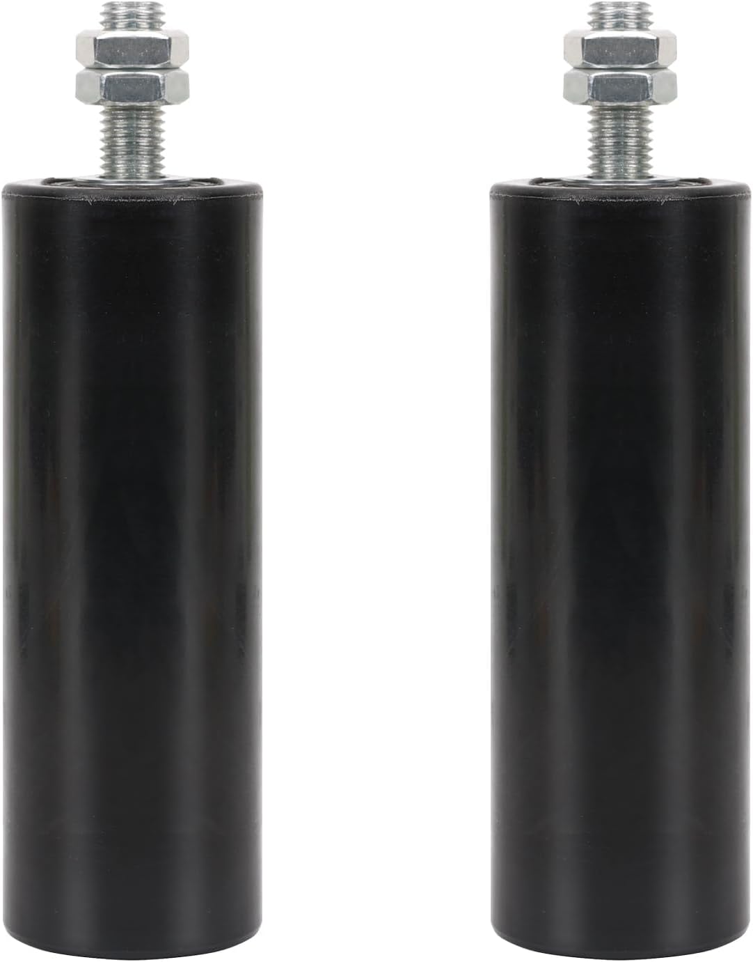 Set of 2 Heavy Duty 6" Universal Sliding Gate Rollers with Hardware Kit for Smooth Operation