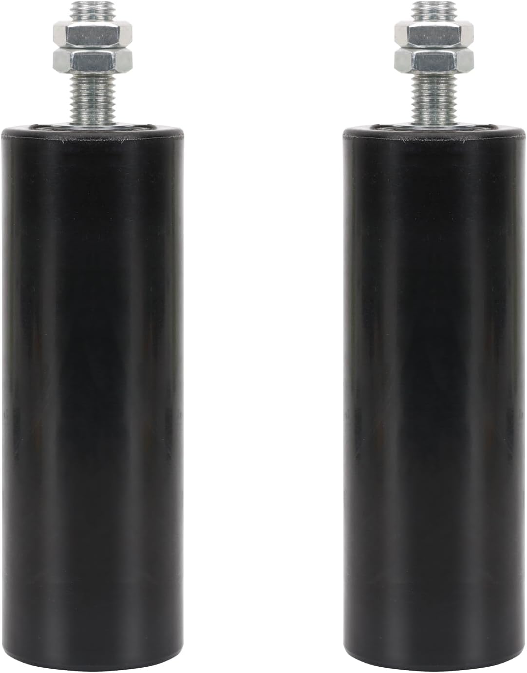 Set of 2 Heavy Duty 6" Universal Sliding Gate Rollers with Hardware Kit for Smooth Operation