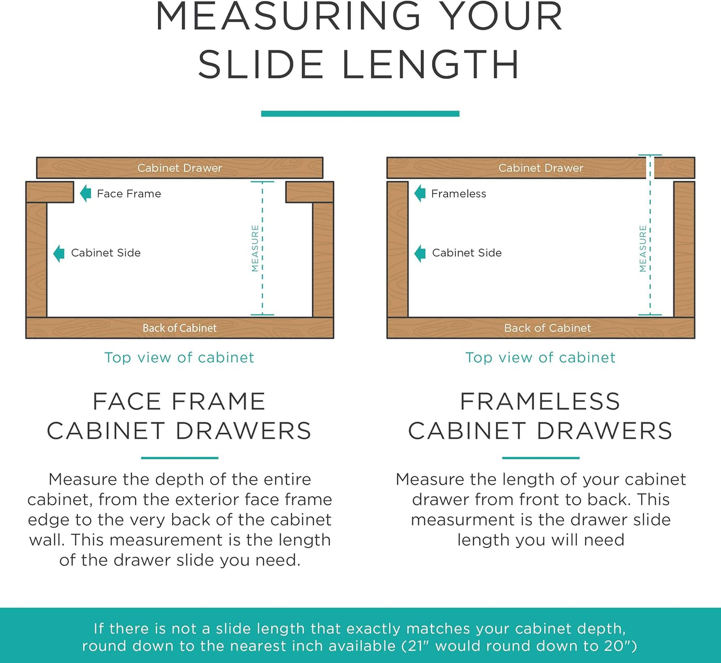 Set of 2 Liberty Hardware Soft-Close Ball Bearing Drawer Slides - 14-Inch