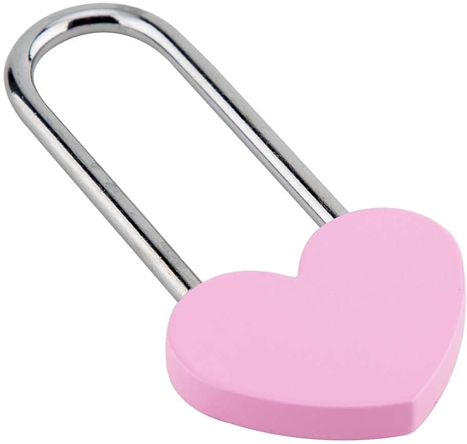 Set of 2 Love Locks (3.5" 50mm) without Key + 3 Vintage Bear Shaped Locks with 2 Keys