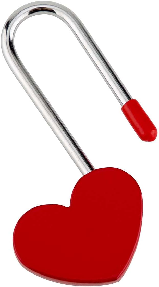 Set of 2 Love Locks (50mm) Without Key & 3 Bear Shaped Locks with 2 Keys