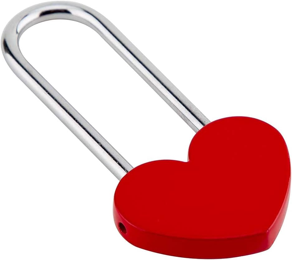 Set of 2 Love Locks (50mm) Without Key & 3 Bear Shaped Locks with 2 Keys